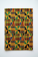 Serviette de cuisine ethnique Kente Rhythm, style africain occidental, en coton, pour une décoration vibrante