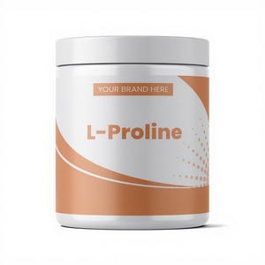 Etiqueta Personalizada, Polvo de L-Proline 2000mg 200g, Certificado GMP, Suplemento Antioxidante para el Cuidado de la Salud para Adultos, Etiquetado Privado, Gujarat - Product Image 1
