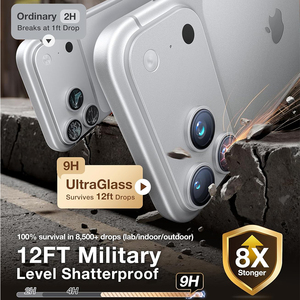 กระจกเลนส์กล้อง AR ระ<span class=keywords><strong>ดับ</strong></span>พรีเมียมสำหรับ <span class=keywords><strong>iPhone</strong></span> <span class=keywords><strong>14</strong></span>/15/16/17 <span class=keywords><strong>Pro</strong></span> <span class=keywords><strong>Max</strong></span>, ป้องกันรอยขีดข่วน, ความโปร่งใสสูง, พร้อมอุปกรณ์ช่วยติดตั้ง - Product Image 3