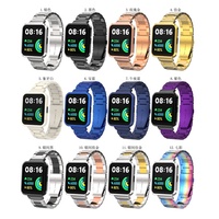 Massives Edelstahl-Uhrenarmband für Xiaomi Redmi Mi Watch 2 Lite Correa