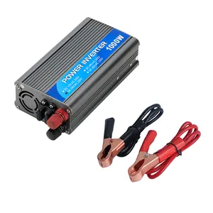 אספקת מפעל נייד שונה גל סינוס תקע מתח ממיר 1000w Dc 12v 24v ל 220v AC מהפך חשמל לרכב