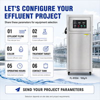 Generator Ozon PLC Air Industri 100g untuk Pemolesan Air Limbah, Peralatan Sistem Pemurnian Pengolahan Air Lanjutan