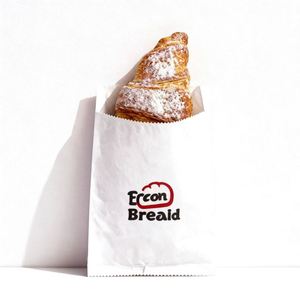 Sacs en papier personnalisés écologiques, imperméables et résistants à la graisse pour la restauration rapide, les hot-dogs, les sandwichs et les hamburgers - Product Image 2