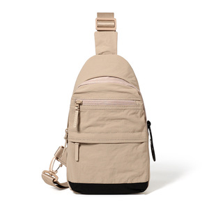 Sac banane en nylon imperméable pour sports de plein air OEM/ODM, sac bandoulière pour homme, petit sac de ceinture pour le cyclisme avec porte-bouteille d'eau - Product Image 3