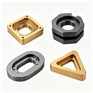 Usinage CNC de haute précision pour la fabrication de plaques à bride en aluminium 6061/7075, connecteur usiné sur mesure OEM à partir de dessins - Product Image 1