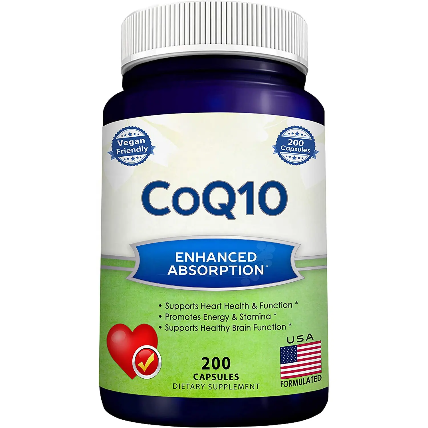 Oem Label Coq10 Supplement Co-Enzym Q10 Poeder Co-Enzym Q10 Capsules