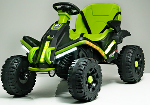 רכב שטח חשמלי לילדים עם ארבעה גלגלים, צעצוע לרכיבה לגילאי 2-4 ו-5-7, מופעל על ידי סוללה, עשוי פלסטיק - Product Image 5