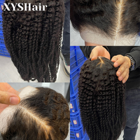 Wig Rambut Asli XYS Wholesale Price 13x6 Natural Hairline Hd Lace Frontal, Wig Rambut Manusia Virgin Colombia 180 Density