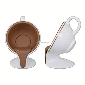 Custom Modern Durable Fiberglass Coffee Cup Shaped Single Lounge <strong>Chair</strong> for Cafe Store Leisure Accent Chaise <strong>Chair</strong> Home Furniture - Product Image 1