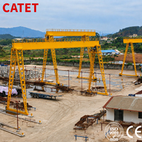 Grue portique à poutre simple sur rail, grue de 5, 10 et 16 tonnes pour le transport de matériaux en intérieur et en extérieur