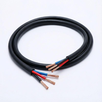 Cable de Alimentación Flexible de Neopreno H07RN-F de 5 Núcleos, 5x2.5, 5x6, 5x10mm2, Cobre de Alta Resistencia para Distribución en Máquinas Industriales