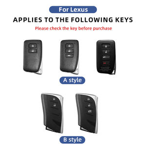Adecuado para cubierta de llave de coche <span class=keywords><strong>Lexus</strong></span> ES LS RX RZ <span class=keywords><strong>UX</strong></span> NX RX LM LC LX 350 200 <span class=keywords><strong>250</strong></span> funda de llave remota accesorios de llave de coche funda FOB - Product Image 2