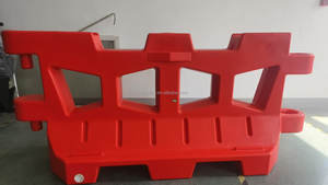 Barrera llena de agua tipo X, barrera de colisión de tráfico, valla de malla, Panel superior, Material resistente a los rayos UV, sin decoloración, alta resistencia, seguro - Product Image 5