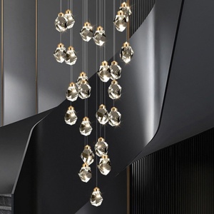 Moderne simple salon restaurant bar chambre <span class=keywords><strong>lit</strong></span> fond applique murale luxe plein cuivre cristal lustre décoratif - Product Image 4