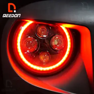 Phare à LED pour jeep Harley, système d'éclairage automatique de 7 pouces, H4 - Product Image 1