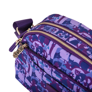 Sac bandoulière mignon à imprimé chat pour femme, mini sac à main léger et imperméable pour les voyages et l'usage quotidien - Product Image 6