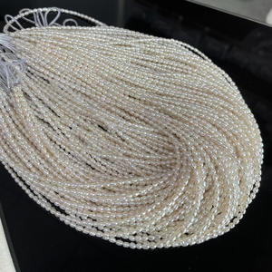 <span class=keywords><strong>Perles</strong></span> d'eau douce en vrac de 3-4 mm, de forme irrégulière, naturelles, pour la fabrication de bijoux précieux, outils de bricolage - Product Image 2