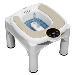 Baignoire chauffante à température constante avec chasse d'eau électrique, coussin de siège épais et doux pour femmes enceintes, conception à double colonne d'eau - Product Image 2
