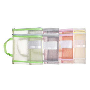 Văn Phòng TrườNg Nguồn cung cấp Nylon treo tập tin thư mục A4 B5 A5 <span class=keywords><strong>Polyester</strong></span> tài liệu túi lưới đôi Dây kéo tập tin Túi - Product Image 2