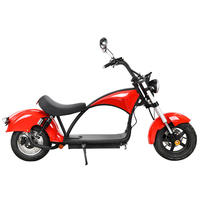 Motocicleta Eléctrica M3 72V 2000W-3000W Citycoco con Llantas Anchas, Chopper, Scooter Eléctrico 45km/h, Homologado para Calle, Batería de Litio para Adultos, EEC COC OEM