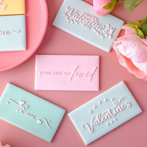 แม่พิม<span class=keywords><strong>พ</strong></span>์คุ้กกี้อะคริลิค สำหรับวันวาเลนไทน์  แบบปั๊มลาย  สำหรับทำขนม  แม่พิม<span class=keywords><strong>พ</strong></span>์เค้ก  อุปกรณ์ทำขนม  แบบปั๊มลายดินเหนียว  แบบกำหนดเองได้ - Product Image 4