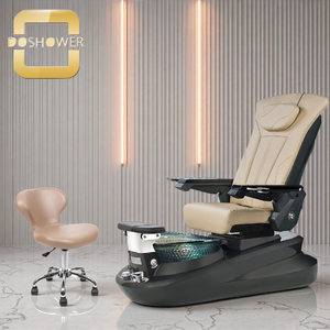 Ensemble de fauteuil et tabouret de pédicure de luxe <span class=keywords><strong>pour</strong></span> spa des pieds avec remplissage automatique, base en cristal, jet magnétique, mobilier de soin des <span class=keywords><strong>ongles</strong></span> personnalisé, vente en gros - Product Image 1