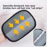 Gants anti-poussière et anti-cheveux réutilisables en polyester épais et doux, enduits de polyuréthane, à double sens, pour le nettoyage des meubles, des vêtements et de la maison