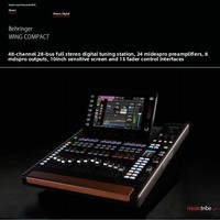 Console de mixage numérique professionnelle BEHRINGER/WING RACK/BK COMPACT 48 canaux, origine Chine, sans connexion