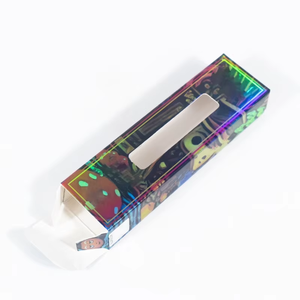 Custom 2 Gram 1ml Disposable Cartridge Child Resistant Cardboard Luxury Holographic Packaging Empty Cart Pens Paper Boxes - Product Image 4