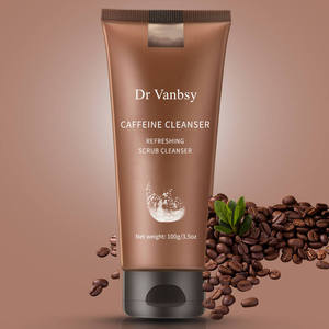 Wholesale Private Label Organic Skin Care Products Vanbsy Coffee Extract Whitening Deep Moisturizing <strong>Face</strong> <strong>Wash</strong> Facial Cleanser - Product Image 2