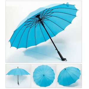 Customizable Advertising Logo 16-Rib Extra Thick and <b>Large</b> Windproof Golf <b>Umbrella</b> With Straight Long Handle - Product Image 6