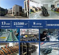 Sillón de Masaje con Compresión Caliente 8D, Gravedad Cero, Spa, 60W, Inteligente, Tuya, Eléctrico, Masaje Corporal Completo con Función de Calefacción, Cuero PU
