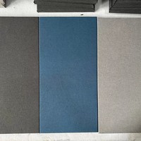 Prix d'usine Équipement de studio de musique Panneaux muraux enveloppés Studio d'enregistrement de musique acoustique Tissu Panneau acoustique couleur verre de feu