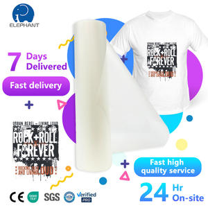 Rouleau de <span class=keywords><strong>film</strong></span> PET de transfert d'encre blanche DTF personnalisé <span class=keywords><strong>film</strong></span> simple ou double face pour imprimante DTF et machine à secouer la poudre - Product Image 1