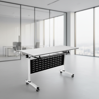 Table de conférence de haute qualité, pliable, bureau commercial, bureau de direction, bureau moderne pour PC, table pour salles de réunion