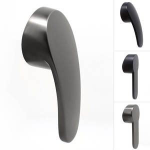 Poignées de robinet d'eau chaude et froide en gris canon de fusil, poignées de vanne de mélange pour lavabo, cuisine, douche, accessoires de robinet de cuisine - Product Image 5