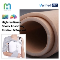 Protections en mousse dense 40D 9MM laminées, douces pour la peau, avec fermeture auto-agrippante, pour attelle humérale
