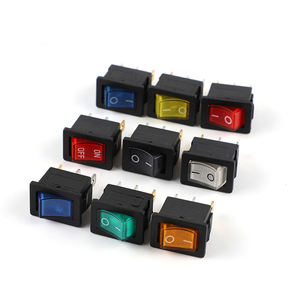 Kualitas Terbaik NO 5Pin 1Gang 3 Way 4Pin 6Pin Diterangi/Tidak Diterangi Sakelar Rocker Perahu - Product Image 3