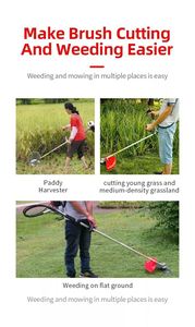 4 Stroke <b>Knapsack</b> Brush Cutter Machine Farm 1kw Gasoline Cordless Brush Cutter Machine Weed Eater Grass Trimmer - Product Image 3