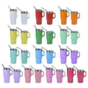 Custom Logo 40OZ Stainless Steel Tumbler Handle Lid Reusable Straw <b>Double</b>-<b>wall</b> Vacuum Insulation 6-12 Hours Thermal Performance - Product Image 4