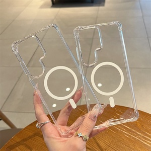 Funda Transparente Magnética a Prueba de Golpes para Teléfono, con Carga Inalámbrica, de Acrílico Transparente, para Samsung S26 Ultra S25 S24 S23 A57 A56, Venta al Por Mayor - Product Image 1
