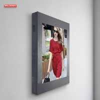 Lecteur d'affichage numérique LCD mural étanche IP55 pour l'extérieur avec système d'exploitation Android et écran tactile pour kiosque totem