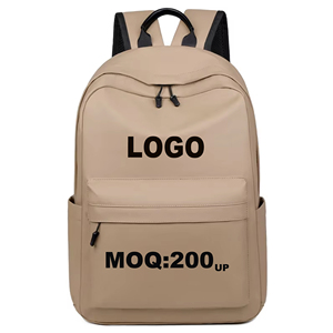 Custom New Designer Unisex Durable Travel Waterproof PU Leather <b>Backpack</b> Business Casual Sports Student Notebook USB Charging - Product Image 1