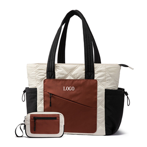 Sac fourre-<span class=keywords><strong>tout</strong></span> matelassé léger et personnalisé pour femme, grande capacité, imperméable, antivol, pour le travail - Product Image 1