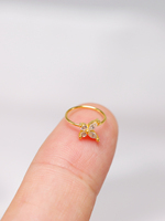 Bijou de piercing pour le nez en argent sterling 925 avec zircon en forme de croix, vente en gros, pour femme, cadeau de mariage tendance
