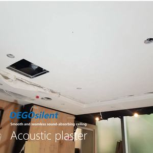 Panneaux acoustiques en plâtre acoustique avec <span class=keywords><strong>laine</strong></span> <span class=keywords><strong>minérale</strong></span> 1200X1200X25 <span class=keywords><strong>mm</strong></span>, panneaux acoustiques lisses et sans joints - Product Image 4