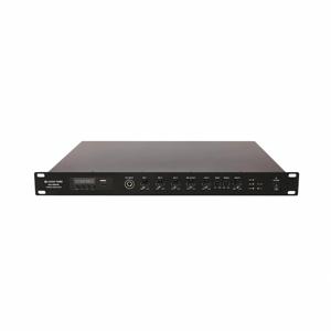 Amplificateur de puissance pour table de mixage avec amplificateur audio professionnel, priorité micro et <span class=keywords><strong>ligne</strong></span> <span class=keywords><strong>100V</strong></span>/70V pour la vente au détail, les églises et les entrepôts - Product Image 4