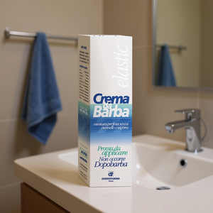 DERMOFARMA Elastic Crema Da Barba 150ml Crema de Afeitar Lista para Usar Después del Afeitado Italia - Product Image 3