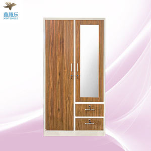 Vestiaire en Acier à 2 Portes Battantes, Casier de Gym en Fer, Armoire de Rangement avec <span class=keywords><strong>Placard</strong></span> pour Meuble de Chambre - Product Image 2