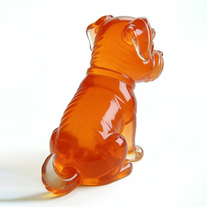 <span class=keywords><strong>Figurine</strong></span> de chien transparente personnalisée en résine, sculpture artisanale en fibre de verre, <span class=keywords><strong>figurine</strong></span> d'animal de dessin animé - Product Image 5